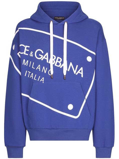 Hoodie with Dolce&Gabbana logo print